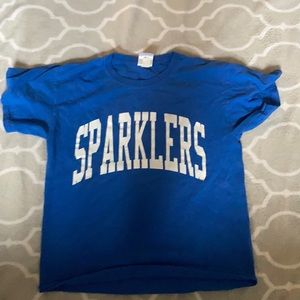 Sparklers blue tee
